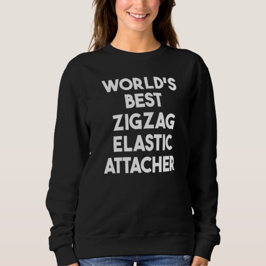 Beste Zigzag Elastische Bevestiger ter Wereld Trui (Voorkant)
