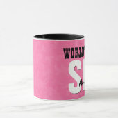 Beste ZISTER-roze boomstam aangepaste naam V20 ter Mok (Midden)