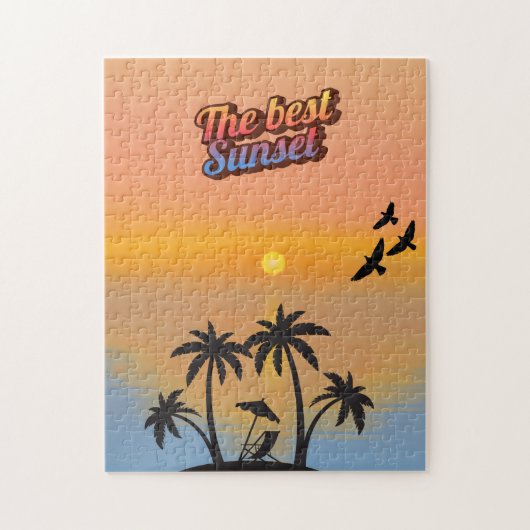 Beste zomer. legpuzzel (Verticaal)