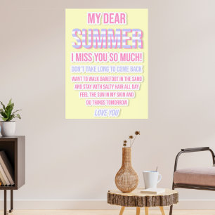 Beste Zomer Poster