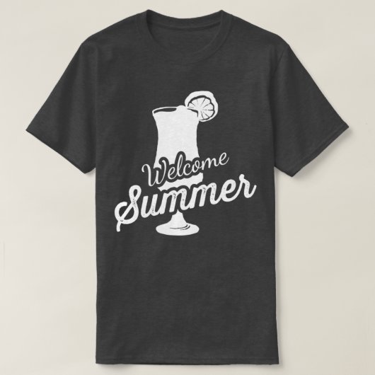 Beste zomerwelkomstzomer 1 t-shirt (Design voorkant)