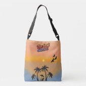 Beste zonsondergang. crossbody tas (Achterkant)