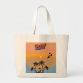 Beste zonsondergang. grote tote bag (Voorkant)