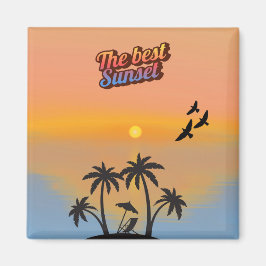 Beste zonsondergang, magneet