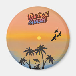 Beste zonsondergang, magneet