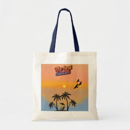 Beste zonsondergang. tote bag