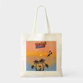 Beste zonsondergang. tote bag