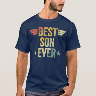 Beste zoon ooit familie grappige vriend t-shirt