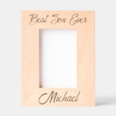 Beste zoon ooit gepersonaliseerd gegraveerde lijstjes (Voorkant)