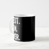 Beste zoon ooit Grappig Familie Cool Koffiemok (Voorkant links)