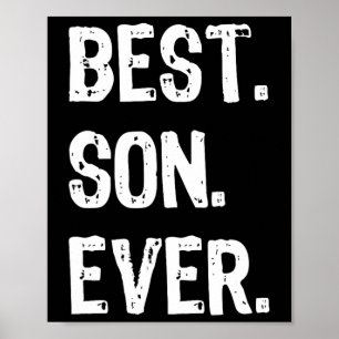 Beste zoon ooit Grappig Familie Cool Poster