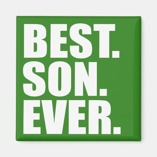Beste. Zoon. Ooit. (green) Magneet (Voorkant)