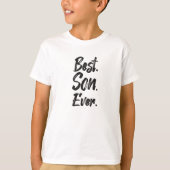 Beste zoon ooit t-shirt (Voorkant)