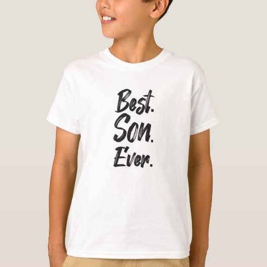 Beste zoon ooit t-shirt (Voorkant)