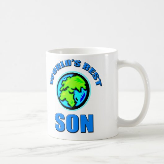 Beste zoon van de wereld koffiemok (Rechts)