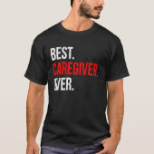Beste zorgverlener ooit t-shirt (Voorkant)