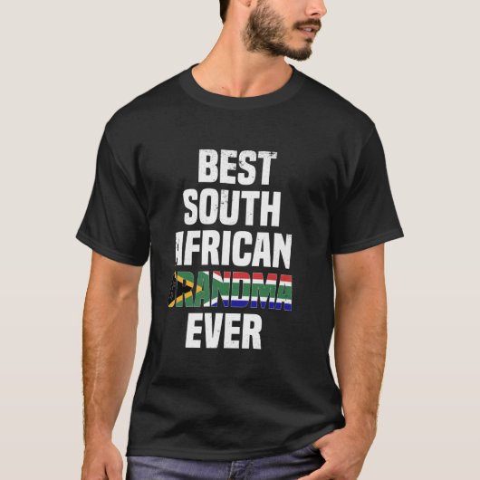 Beste Zuid-Afrikaanse oma ooit Zuid-Afrika Oma T-shirt (Voorkant)