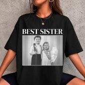 Beste Zus Custom Foto T-shirt Gepersonaliseerd Cad