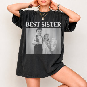 Beste Zus Custom Foto T-shirt Gepersonaliseerd Cad
