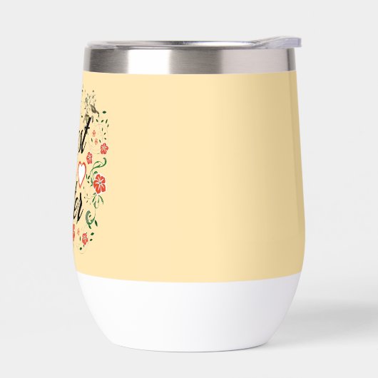 Beste zus Elegant Bloemen Ontwerp (Links)