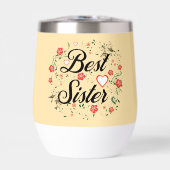 Beste zus Elegant Bloemen Ontwerp (Voorkant)