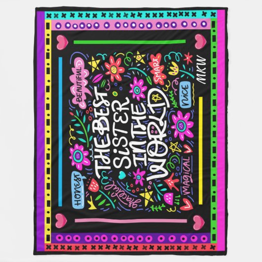 BESTE ZUS Fleece Deken (Voorkant)