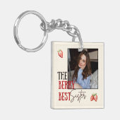 Beste Zus Foto Frame Acryl Sleutelhanger (Voorkant Links)