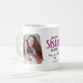 Beste ZUS Ooit 2 Foto Cadeau Koffiemok (Voorkant links)