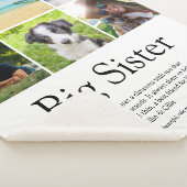 Beste zus ooit 6 foto collage modern sherpa deken (3/4)