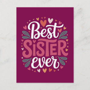 Beste Zus Ooit Briefkaart