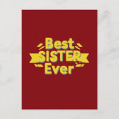 Beste Zus Ooit Briefkaart (Voorkant)