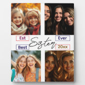 Beste Zus Ooit Gepersonaliseerd Dagboek met Aangep Fotoplaat (Voorkant)
