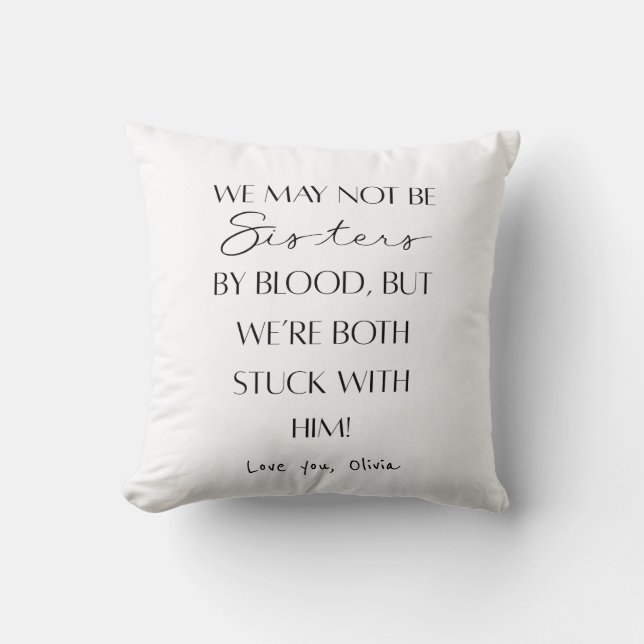 Beste zus ooit | Grappig cadeau voor schoonzus Kussen (Voorkant)