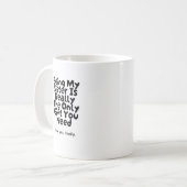 Beste Zus Ooit Grappige Schoonzus Koffiemok (Voorkant links)