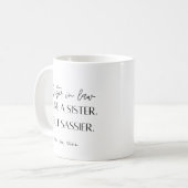 Beste zus ooit | Grappige schoonzus sarcastisch Koffiemok (Voorkant links)
