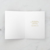 Beste Zus Ooit Moederdag Typografie in Goud Kaart (Binnen)