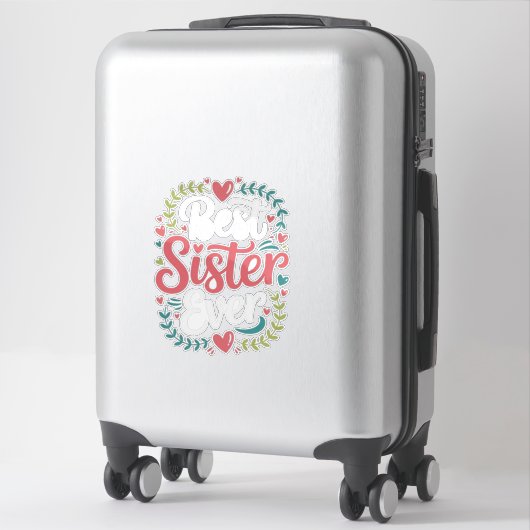 Beste Zus Ooit Sticker (Koffer)
