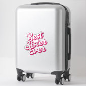 Beste Zus Ooit Sticker (Koffer)