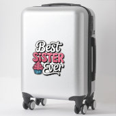 Beste zus ooit sticker (Koffer)