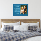 Beste Zus Script Fotocollage Canvas Afdruk (Insitu (Slaapkamer))