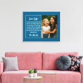 Beste Zus Script Fotocollage Canvas Afdruk (Insitu (Woonkamer))