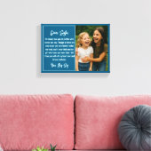 Beste Zus Script Fotocollage Canvas Afdruk (Insitu (Woonkamer))