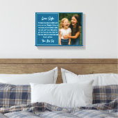 Beste Zus Script Fotocollage Canvas Afdruk (Insitu (Slaapkamer))