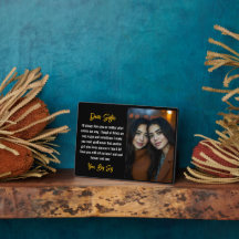 Beste zus Script Gift Voor zus Photo Collage