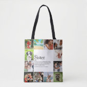 Beste zus ter wereld Definitie 12 Foto Tote Bag (Voorkant)
