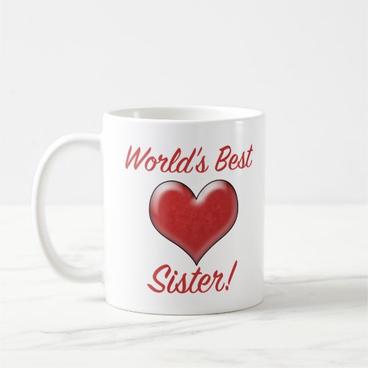 Beste Zus ter Wereld Koffiemok (Links)