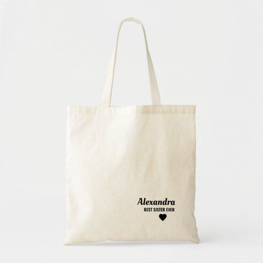 Beste Zus Tote Bag (Voorkant)