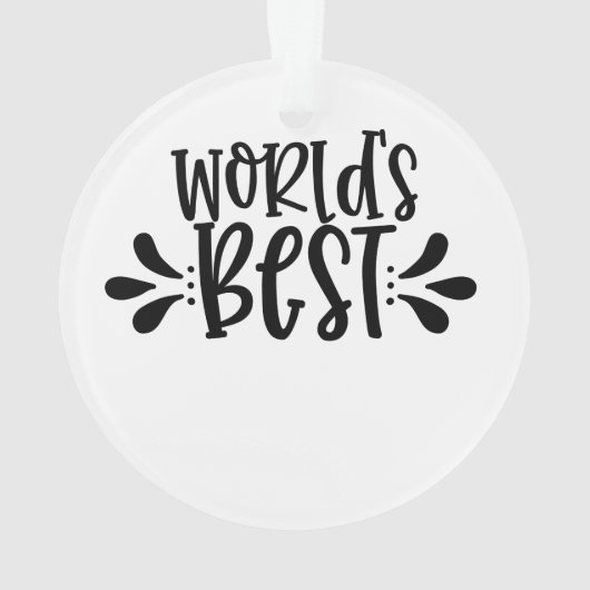 Beste zus/vriend van de wereld - zie terug. ornament (achterkant)