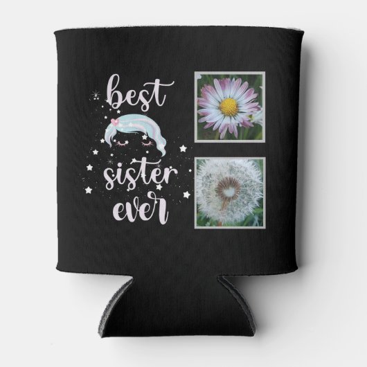 Beste zuster-fotosjabloon blikjeskoeler (Voorkant)