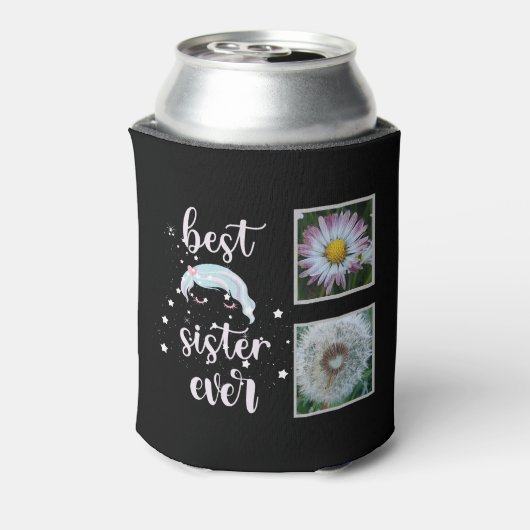 Beste zuster-fotosjabloon blikjeskoeler (Blikje Achterkant)